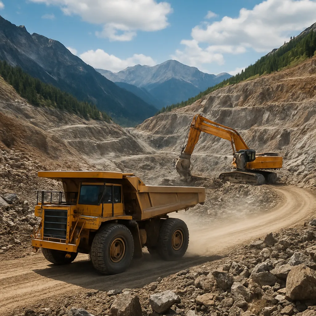 Eksploatacja surowców skalnych w regionach górskich