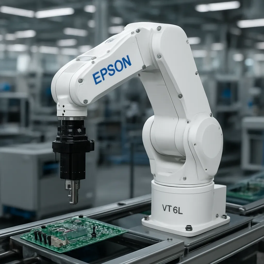 VT6L – Epson – przemysł elektroniczny – robot