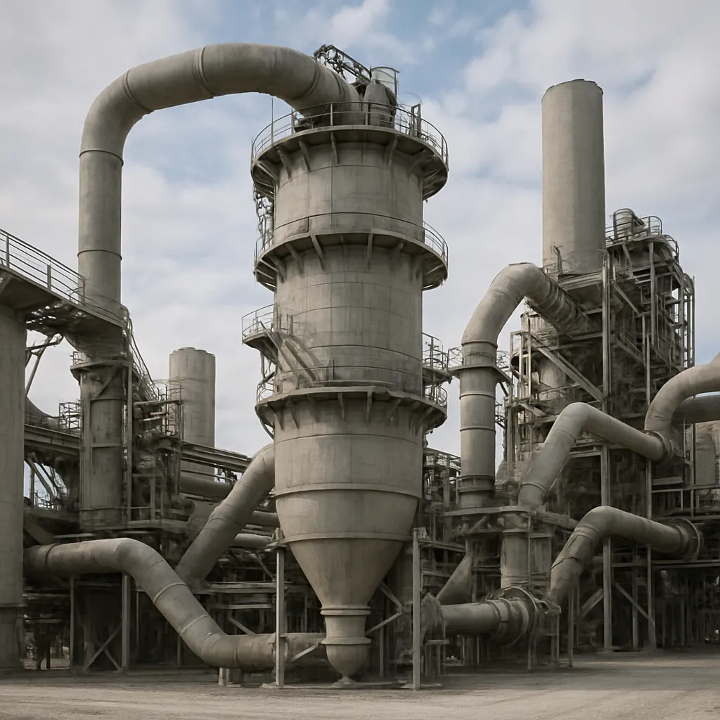 Procesy homogenizacji surowców w wieżach mieszających