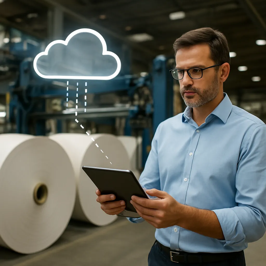Rozwiązania chmurowe dla zarządzania produkcją papieru