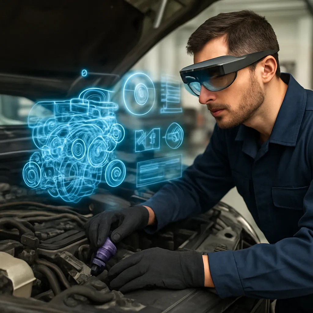 Zastosowanie rozszerzonej rzeczywistości w szkoleniach mechaników