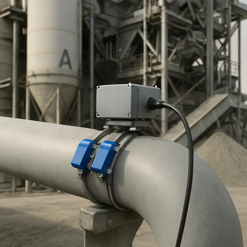 Wykorzystanie czujników ultradźwiękowych w pomiarach przepływu materiałów