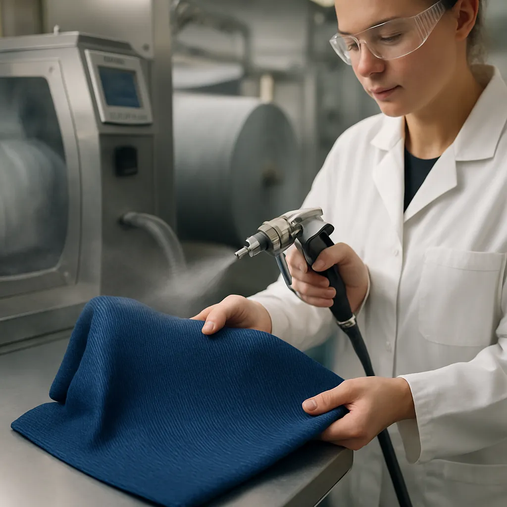 Innowacyjne metody wykańczania tkanin