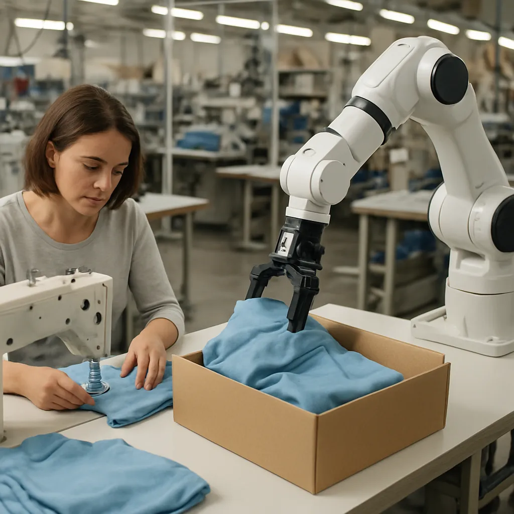 Rola robotyki w szyciu i pakowaniu odzieży