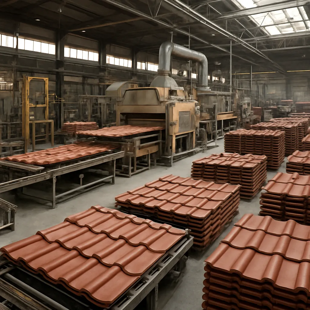 Największe zakłady produkcji dachówek przemysłowych