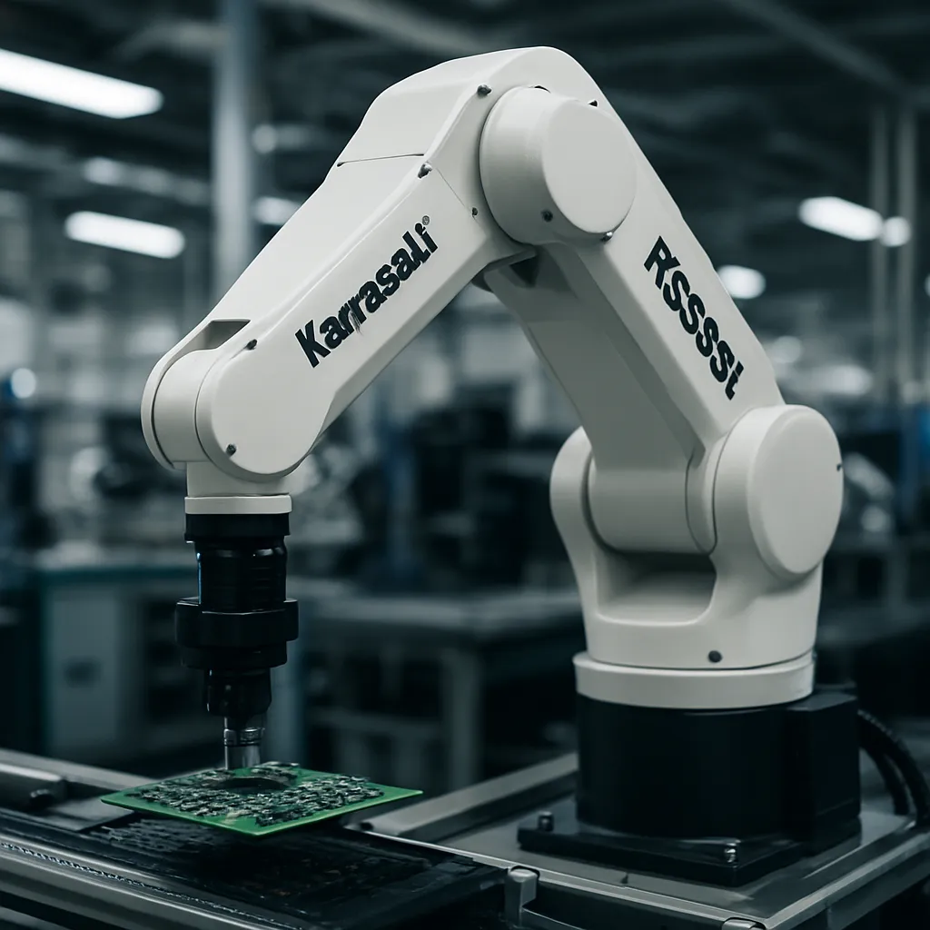 RS005L – Kawasaki – przemysł elektroniczny – robot