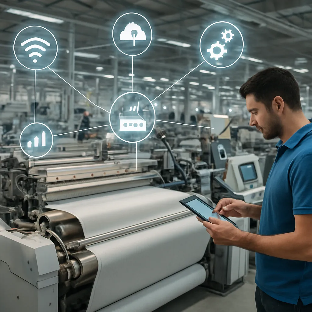 Systemy IoT w fabrykach tekstyliów