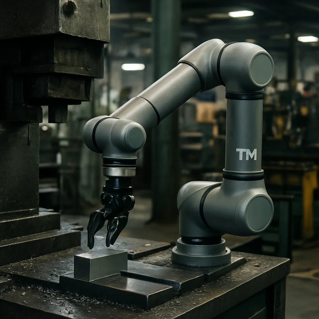 TM20 – Techman Robot – przemysł metalowy – robot