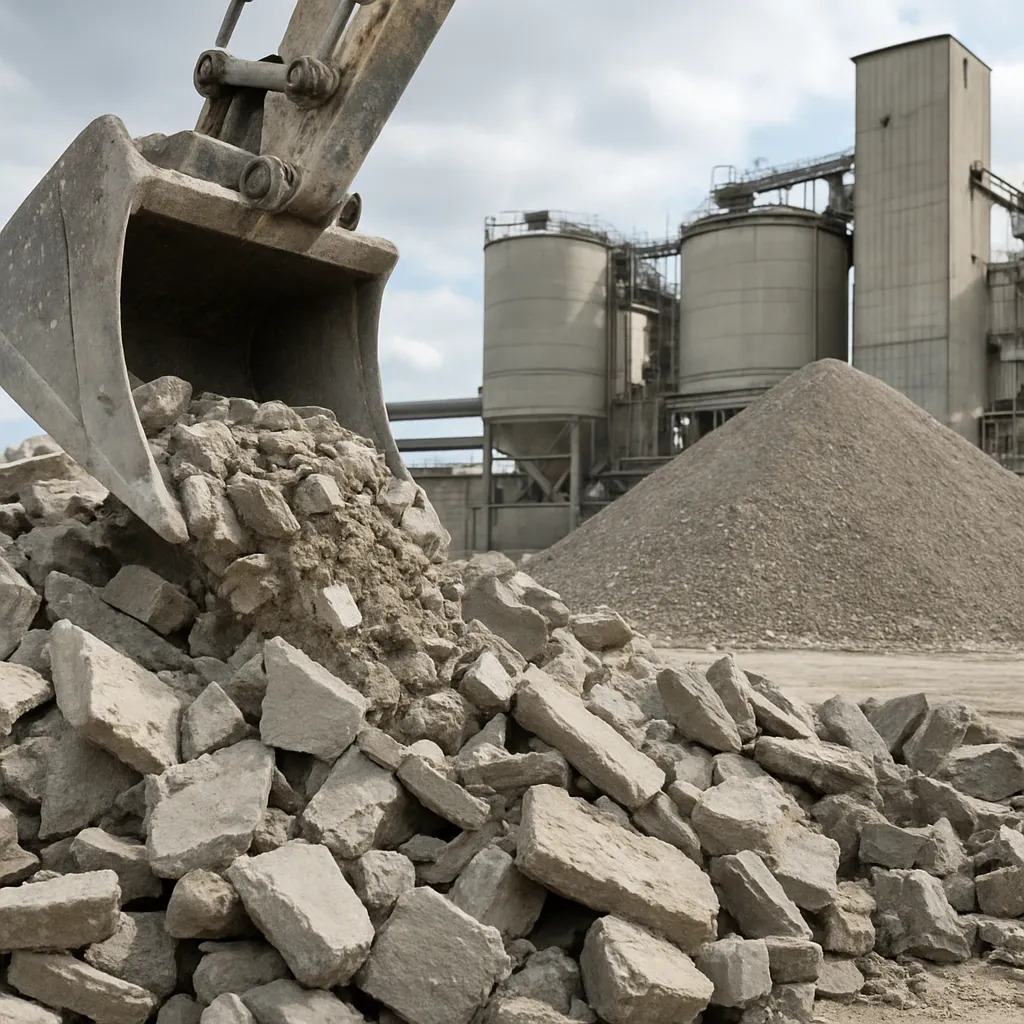 Recykling zużytych form betonowych jako surowiec mineralny