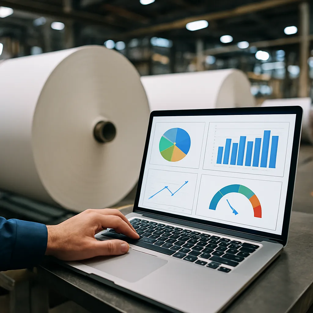 Cyfrowe raportowanie jakości papieru