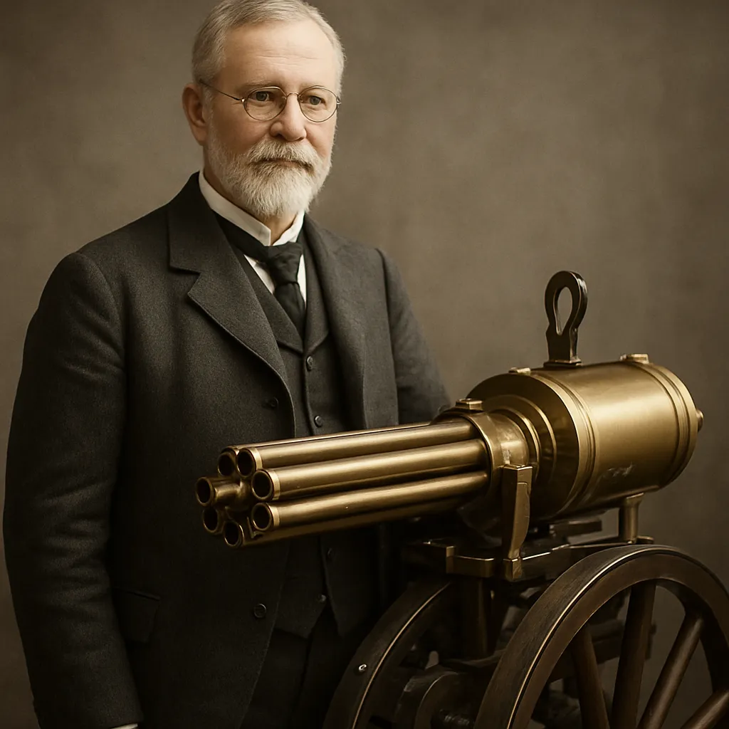 Richard Jordan Gatling – broń automatyczna