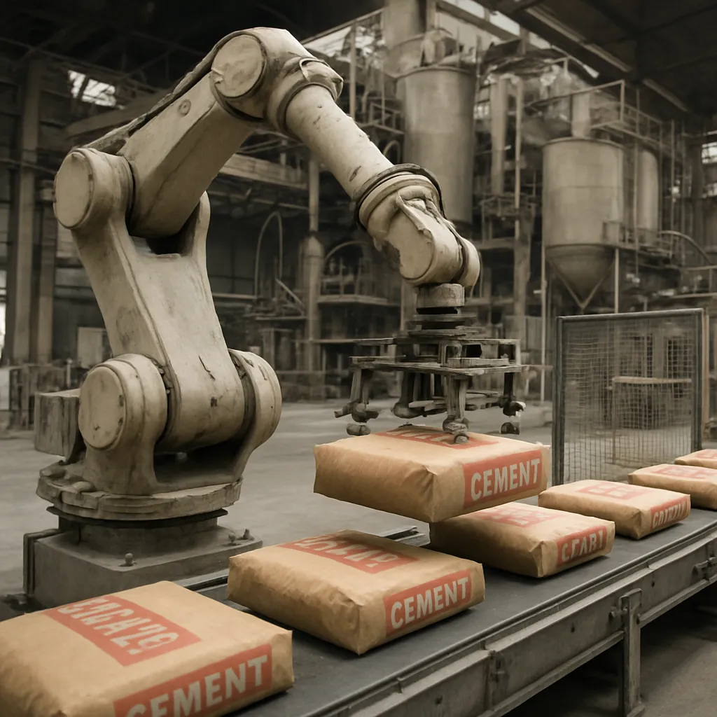 Robotyzacja procesów pakowania cementu