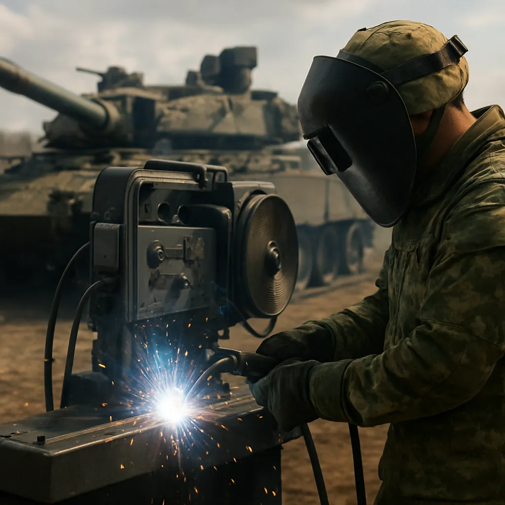 Technologie drutu proszkowego w spawalnictwie wojskowym