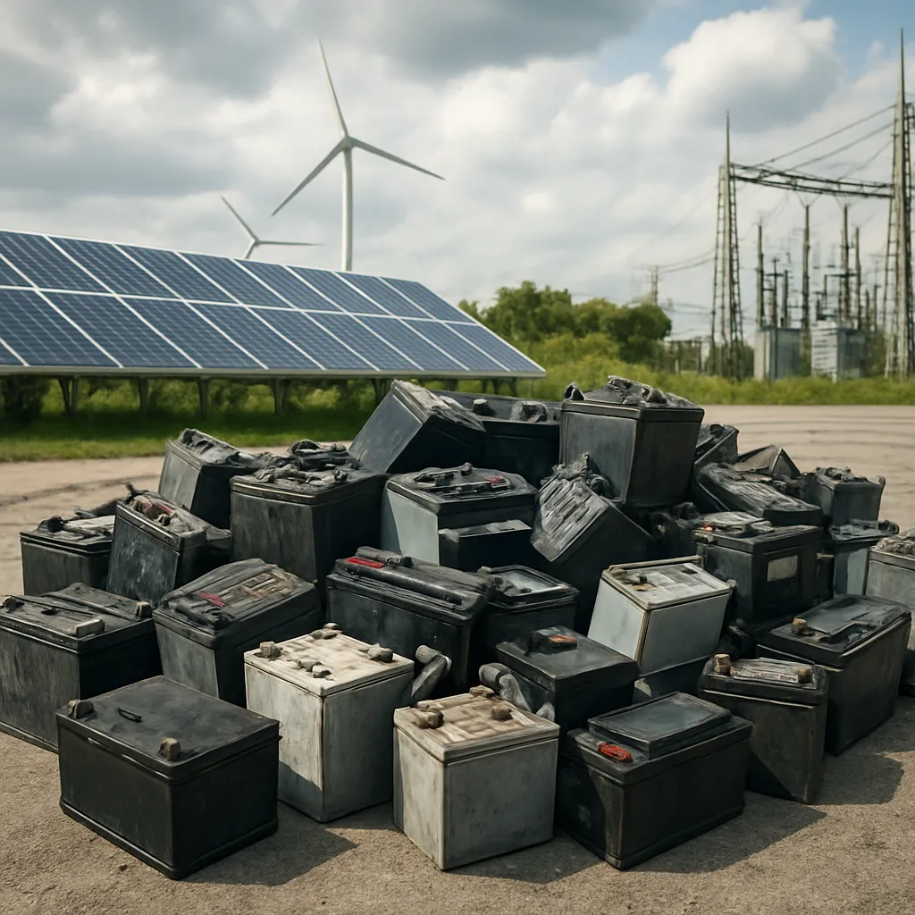 Recykling zużytych akumulatorów z instalacji energetycznych
