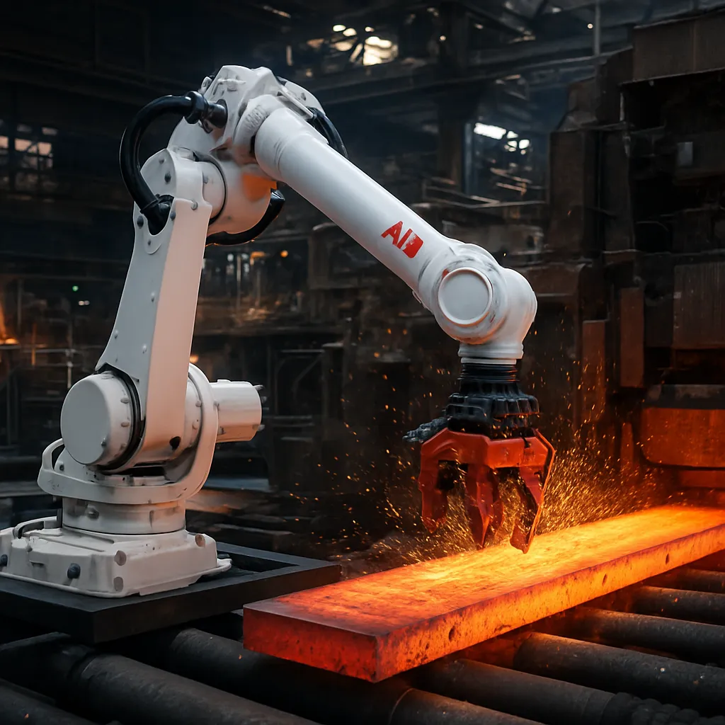 IRB 8700 – ABB – przemysł hutniczy – robot