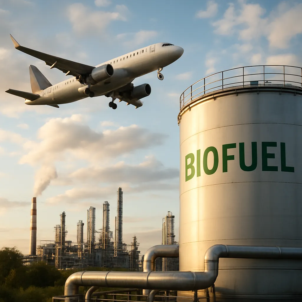 Biopaliwa lotnicze jako element redukcji emisji
