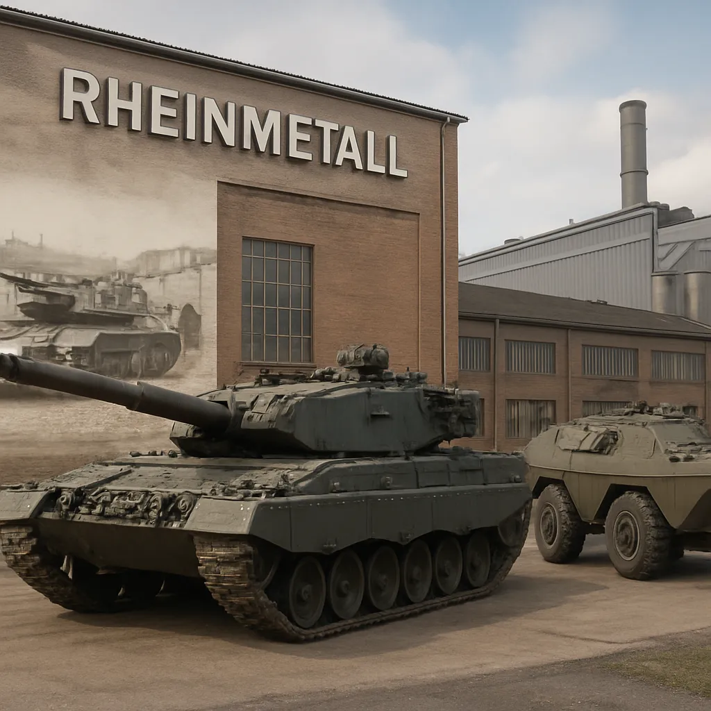 Historia firmy Rheinmetall – przemysł obronny, pojazdy wojskowe