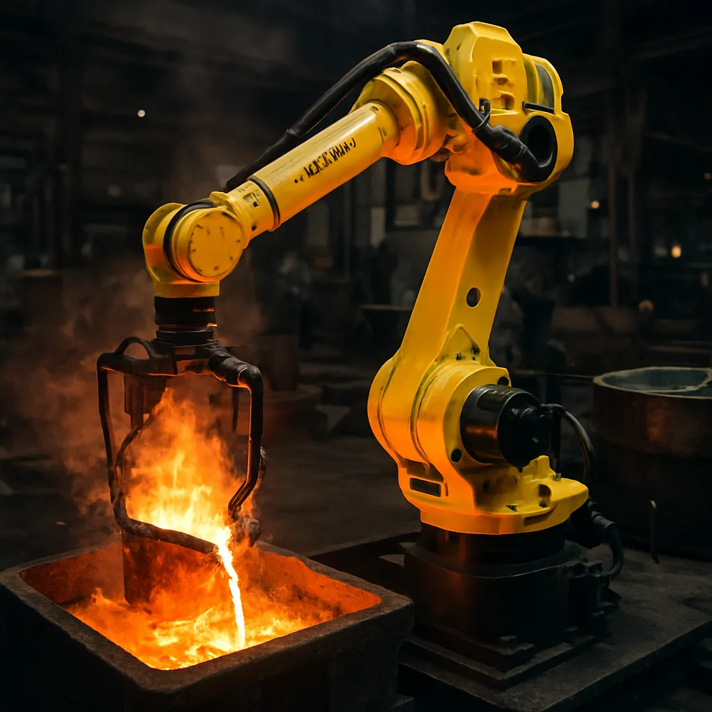 M-900iB – FANUC – przemysł odlewniczy – robot