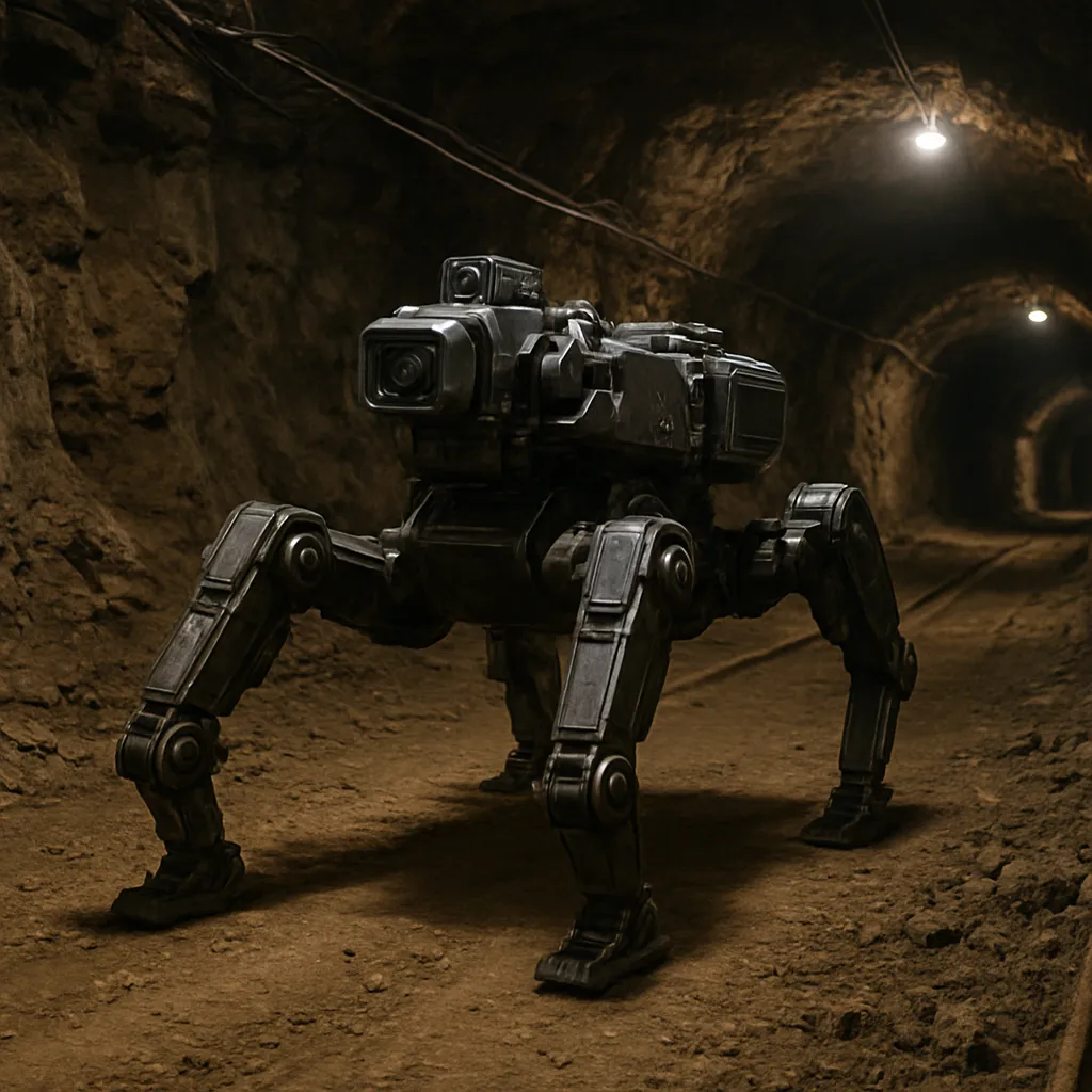 Zastosowanie robotów kroczących w inspekcjach kopalnianych