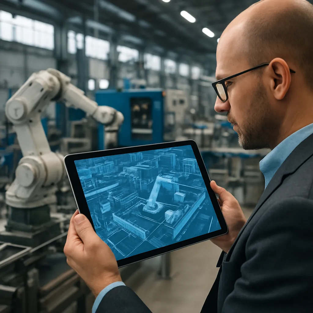 Jak działa cyfrowy bliźniak (digital twin) w fabryce