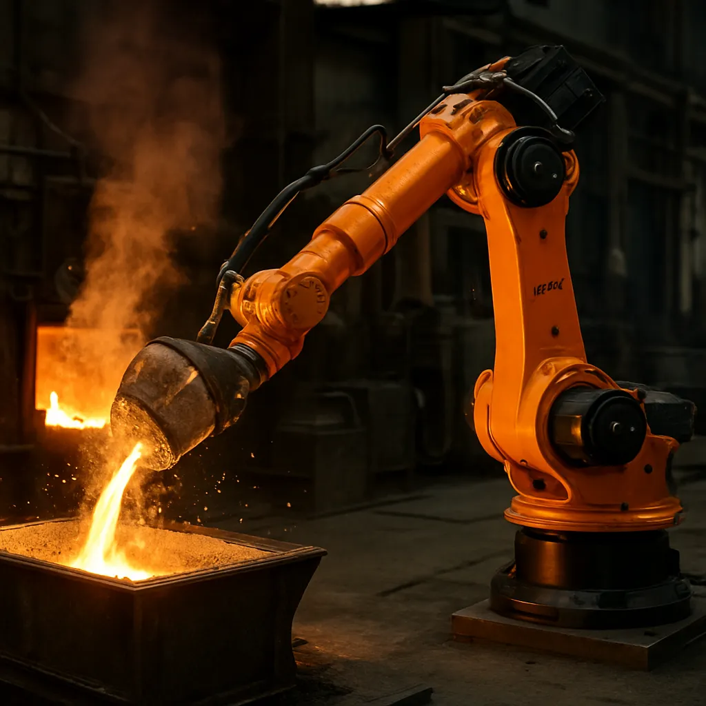 KR 60 HA – KUKA – przemysł odlewniczy – robot