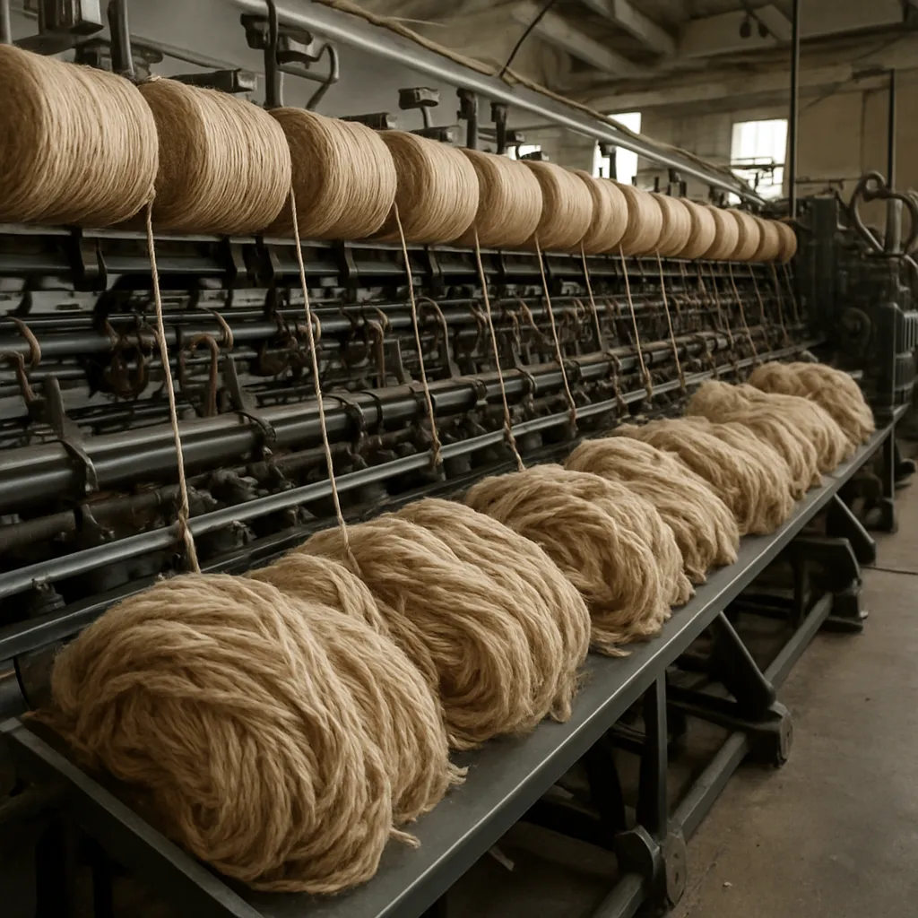 Mechanizacja w produkcji włókien naturalnych
