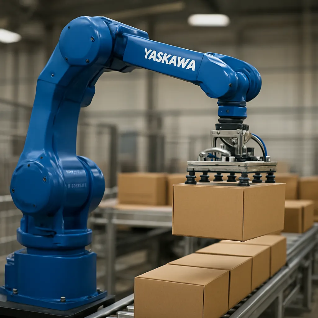 Motoman PL80 – YASKAWA – przemysł pakujący – robot