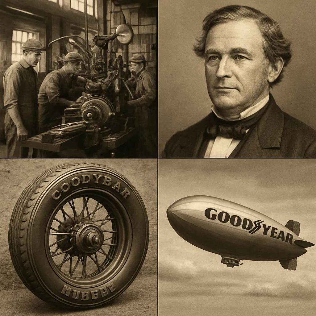 Historia firmy Goodyear – przemysł gumowy, opony