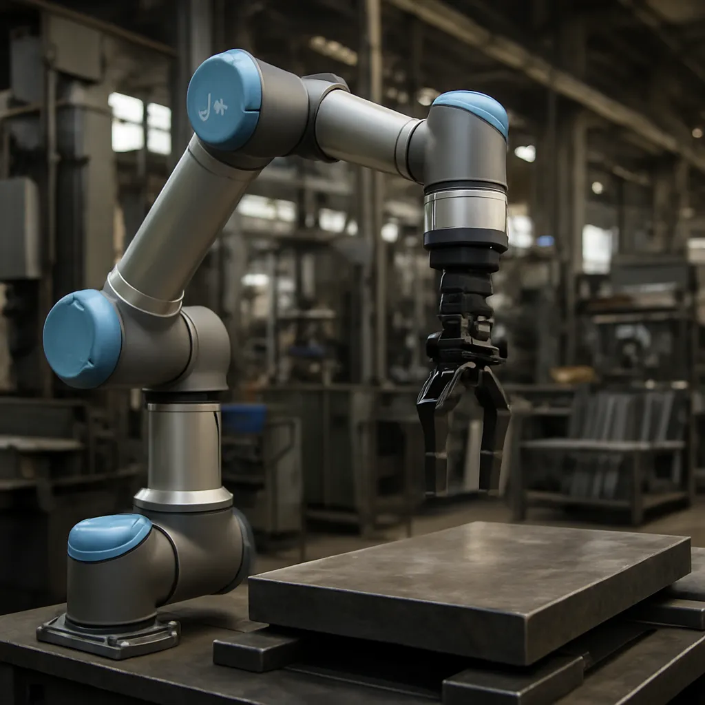 UR18 – Universal Robots – przemysł metalowy – robot