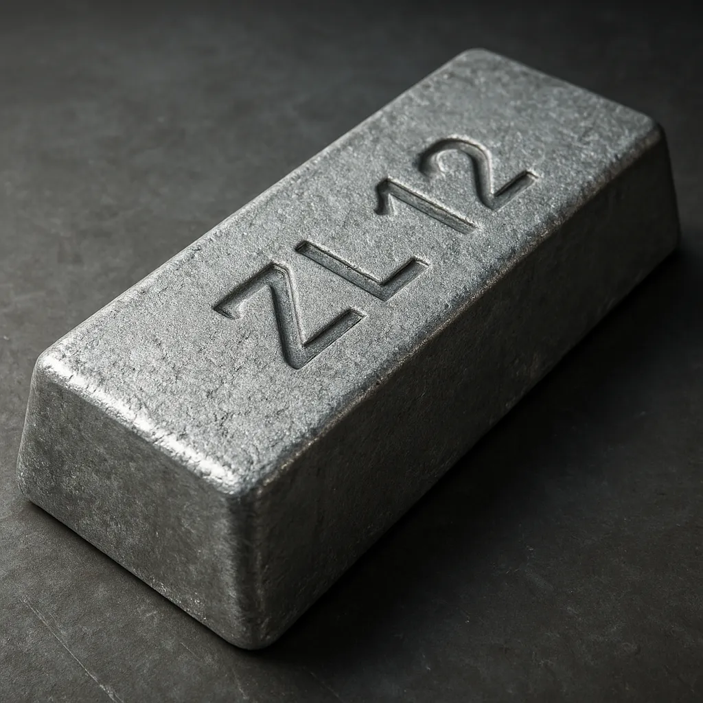 Stop cynku ZL12 – metal – zastosowanie w przemyśle