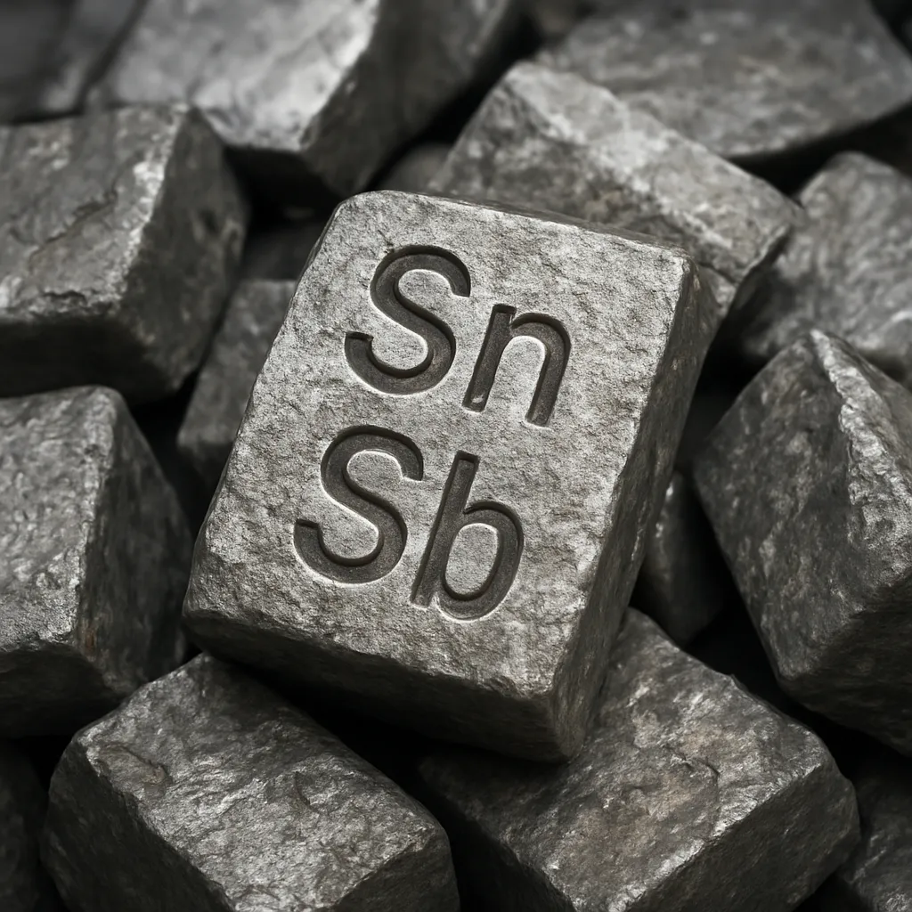 Stop cyny SnSb – metal – zastosowanie w przemyśle