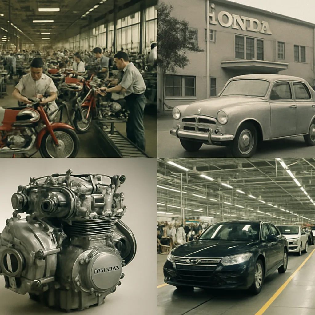 Historia firmy Honda Motor – motoryzacja, przemysł maszynowy