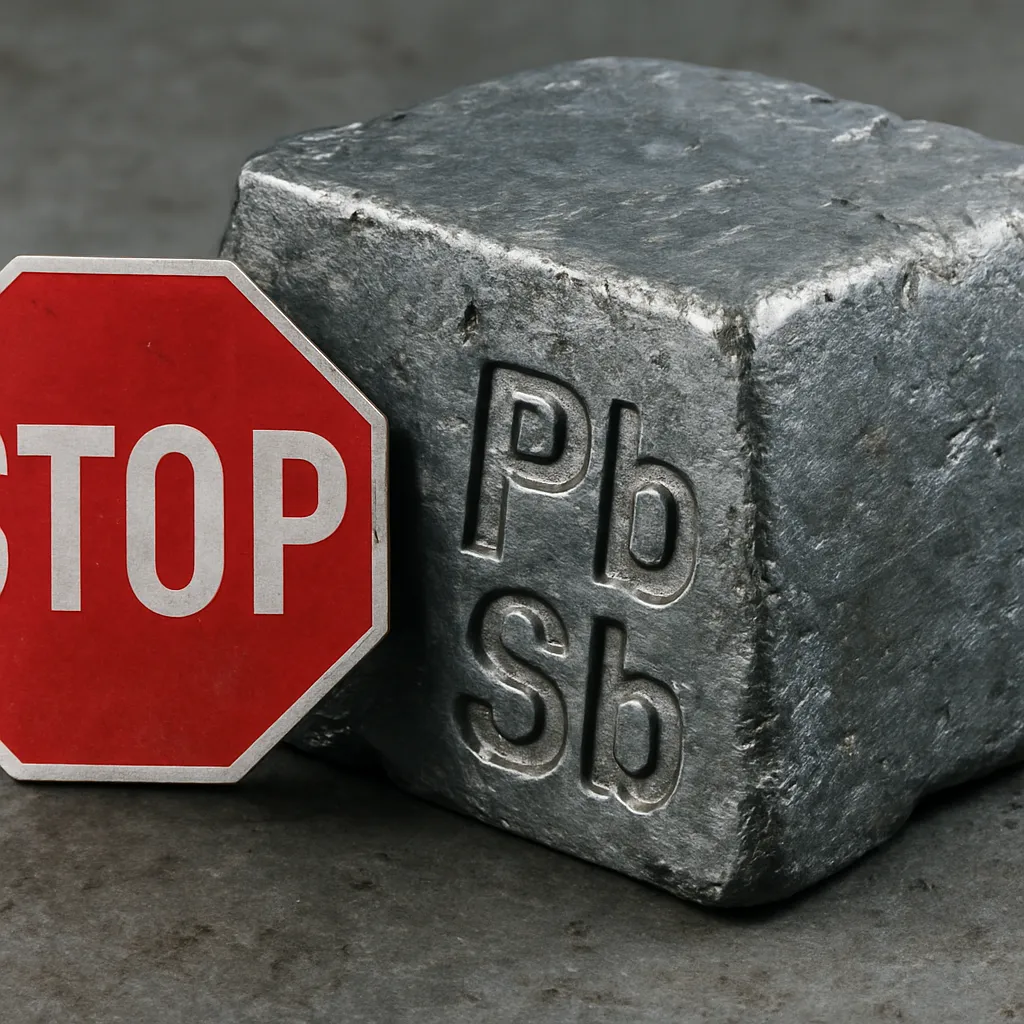 Stop ołowiu PbSb – metal – zastosowanie w przemyśle