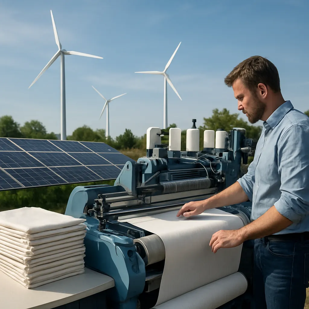 Wpływ energii odnawialnej na produkcję tekstyliów