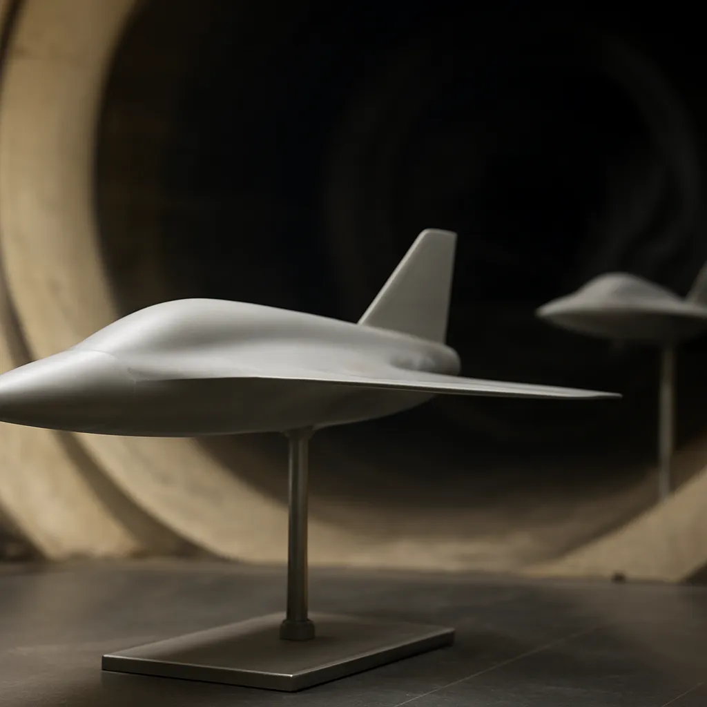 Aerodynamiczne testy miniaturowych modeli