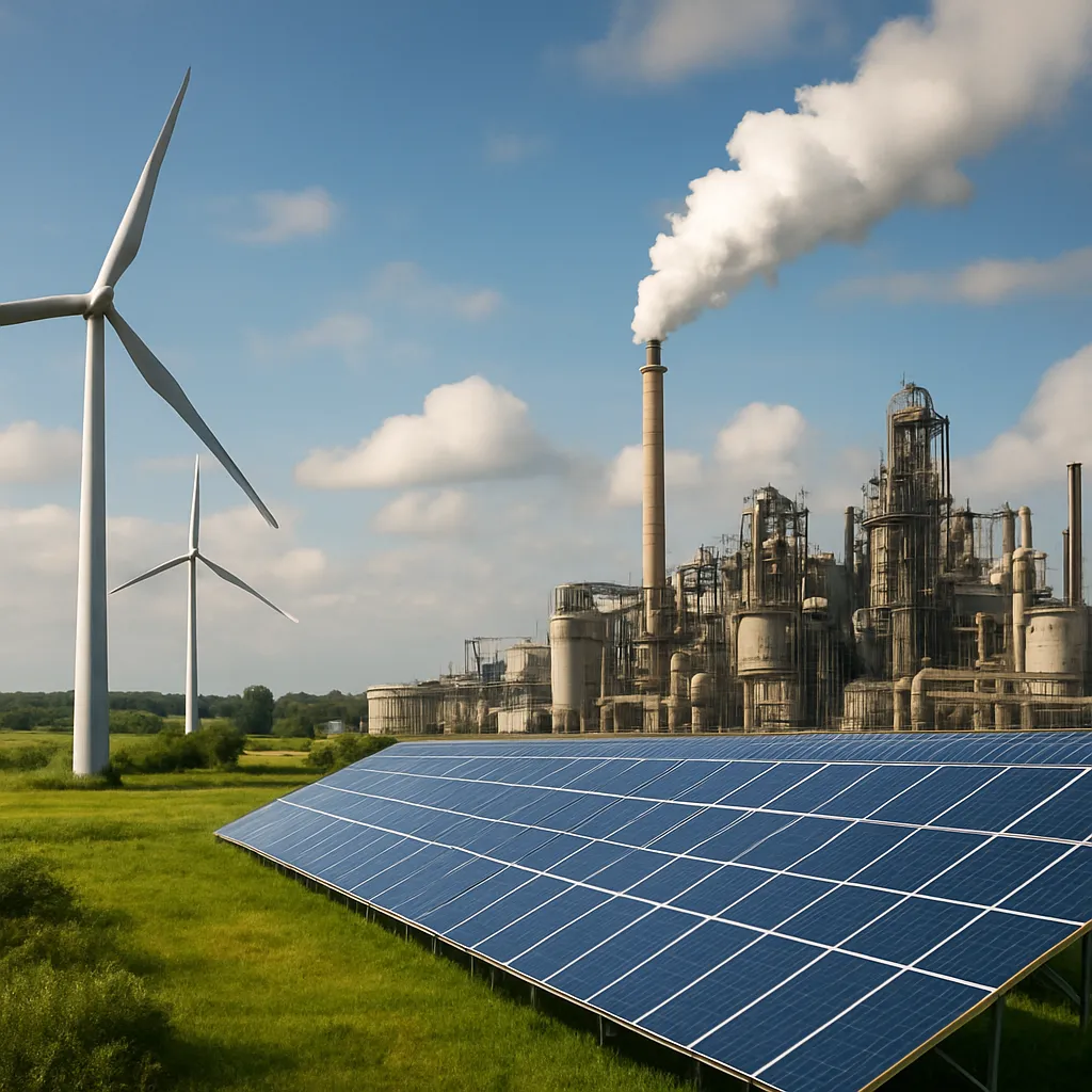 Jak rozwój energetyki odnawialnej wpływa na produkcję przemysłową