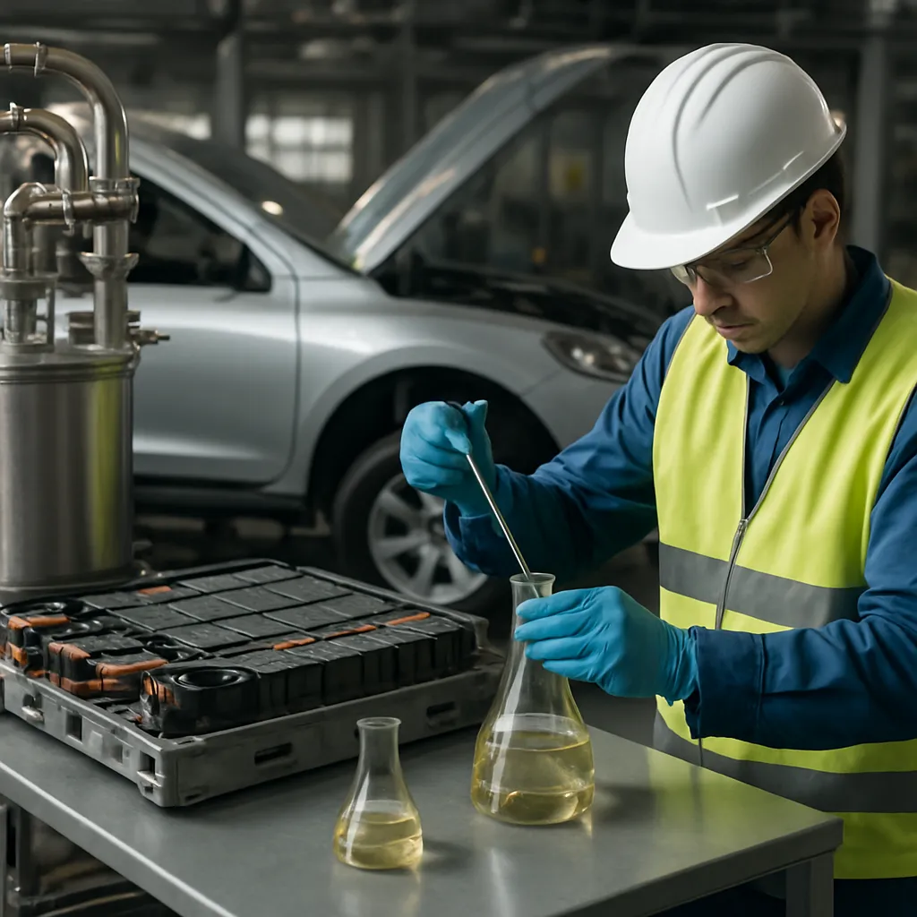 Zastosowanie hydrometalurgii w odzysku surowców z baterii