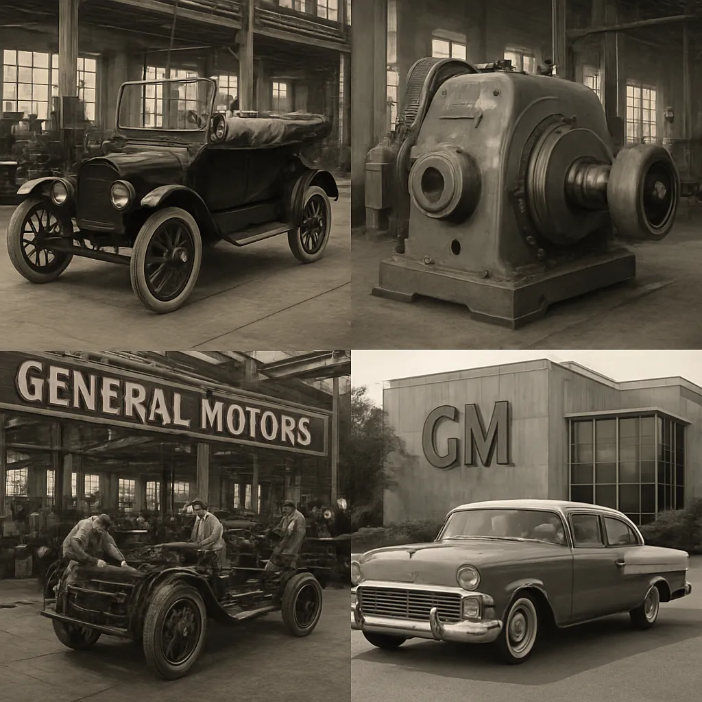 Historia firmy General Motors – motoryzacja, przemysł maszynowy