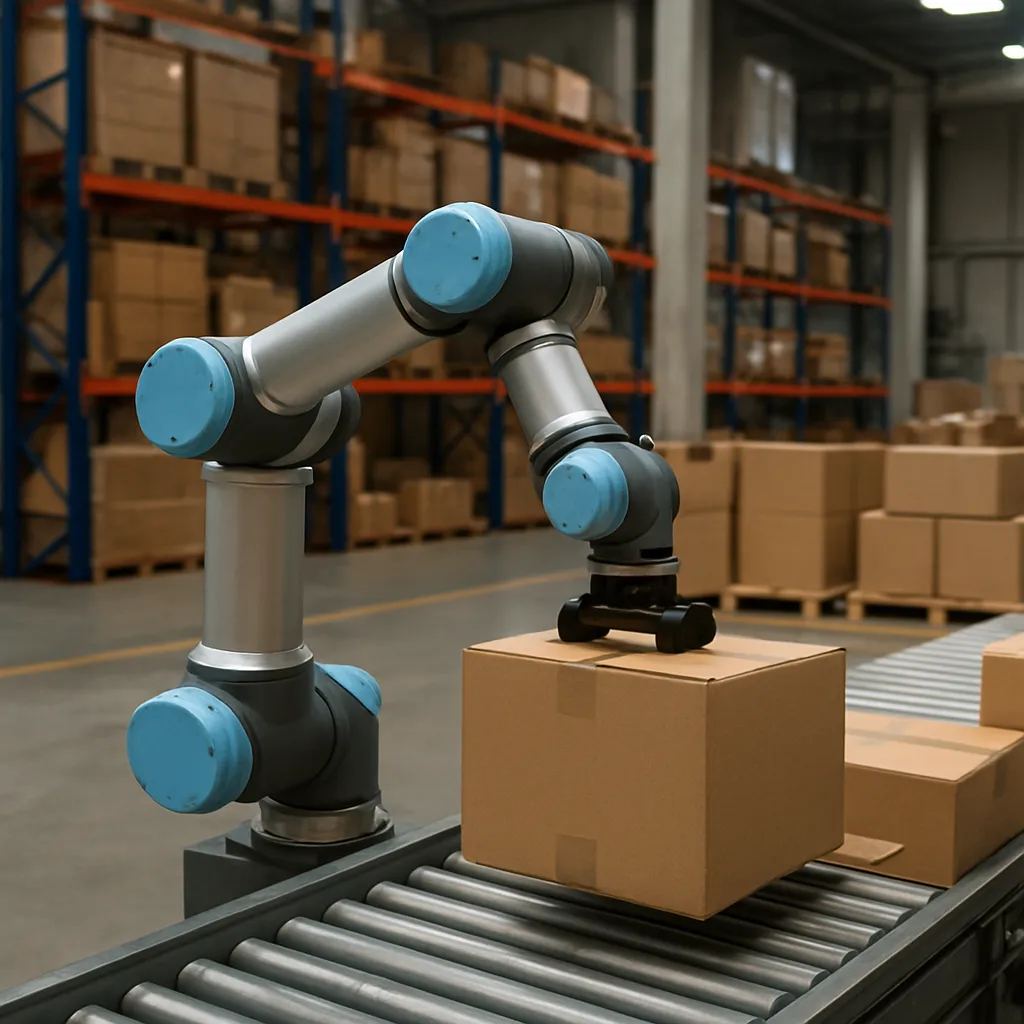 UR15 – Universal Robots – przemysł logistyczny – robot
