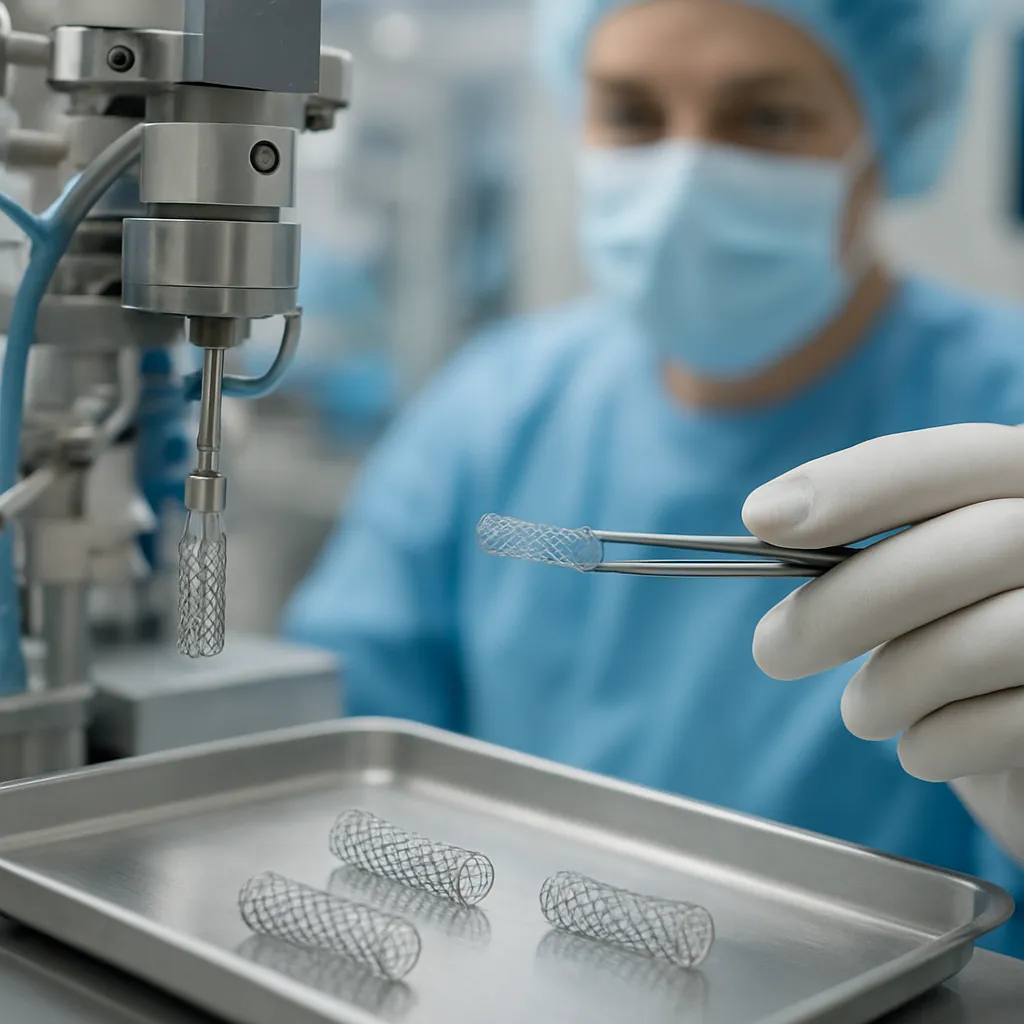 Nowe metody produkcji i obróbki stentów