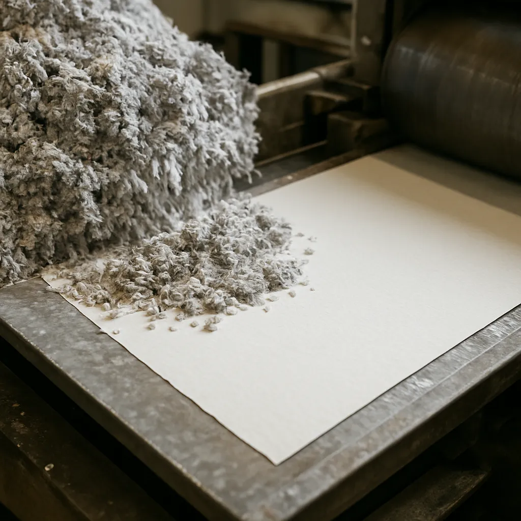 Wpływ włókien recyklowanych na drukowność papieru