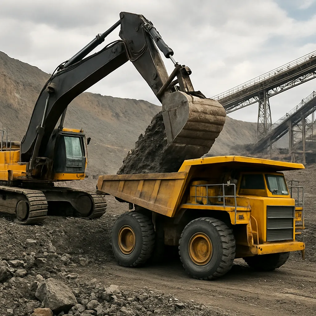 Maszyny przeładunkowe dla surowców mineralnych