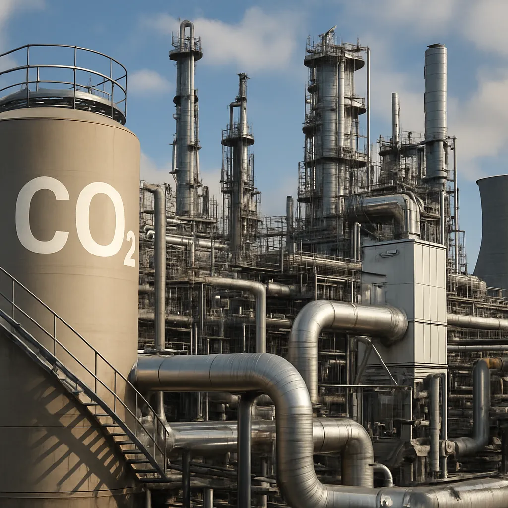 Technologie ograniczania emisji CO₂ w przemyśle chemicznym