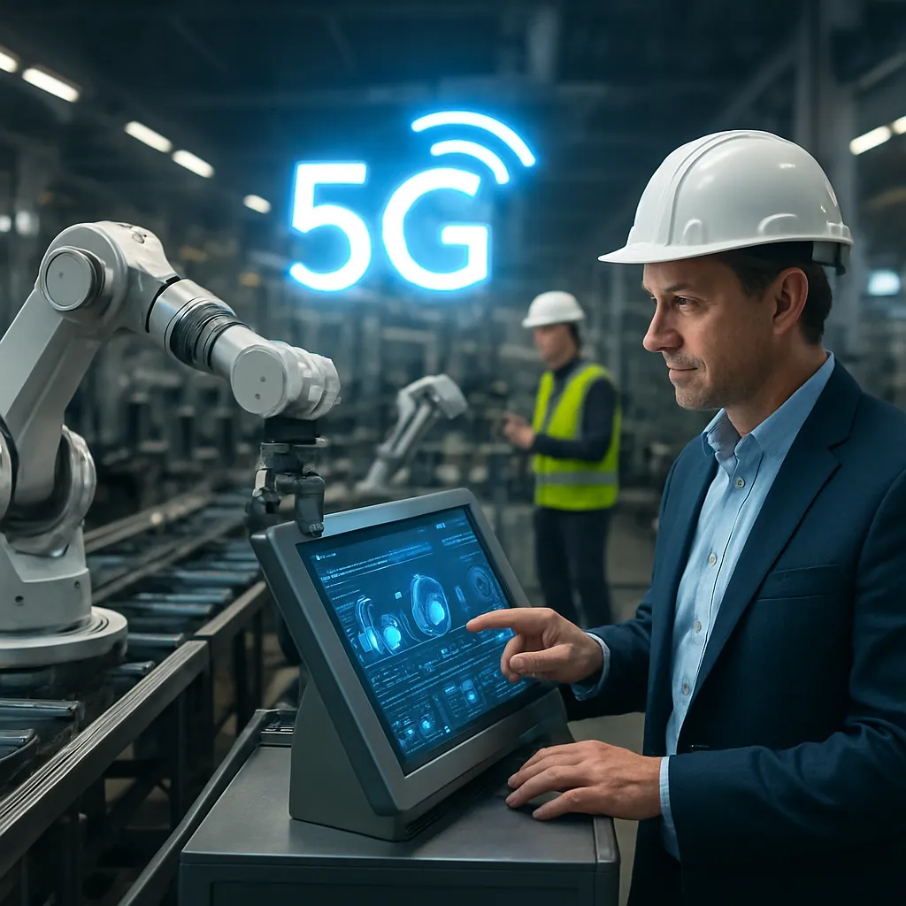 Rola 5G w nowoczesnych zakładach produkcyjnych