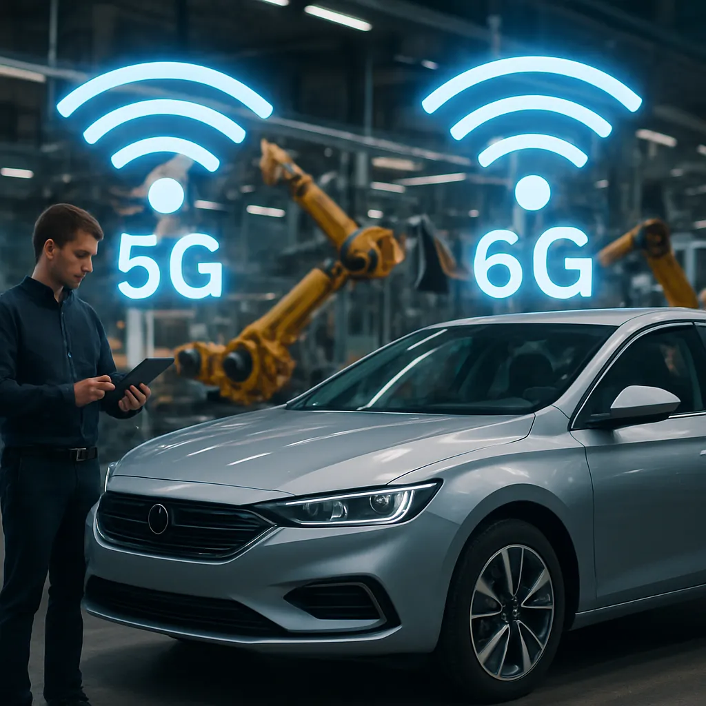 Przyszłość sieci 5G i 6G w motoryzacji