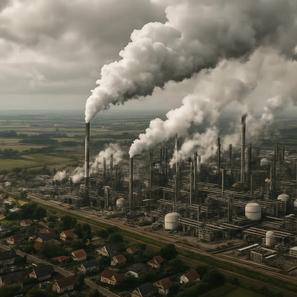 Wpływ zakładów petrochemicznych na regiony