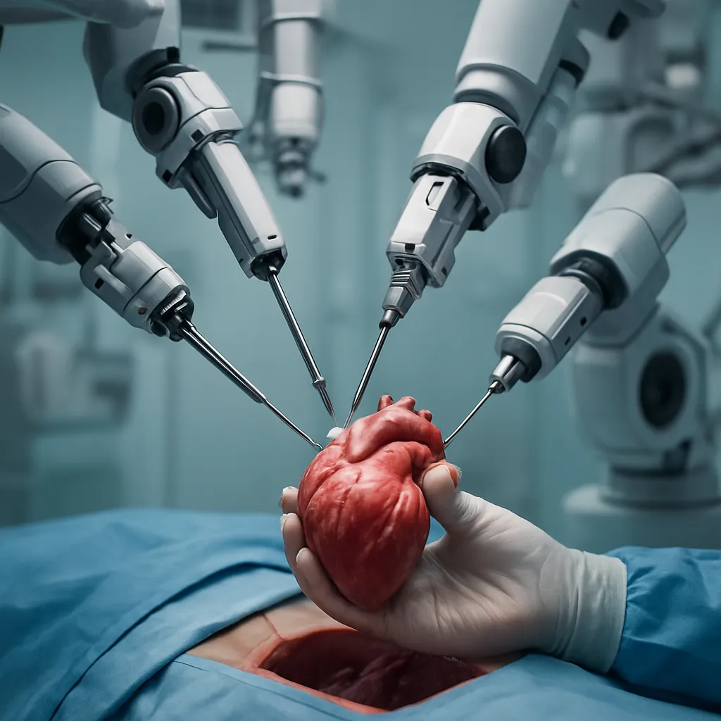 Roboty wspomagające transplantacje