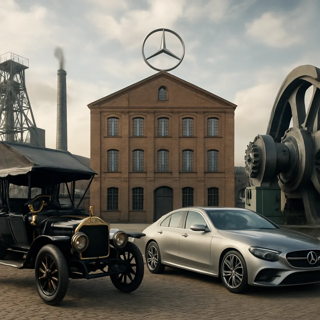 Historia firmy Mercedes-Benz Group – motoryzacja, przemysł maszynowy