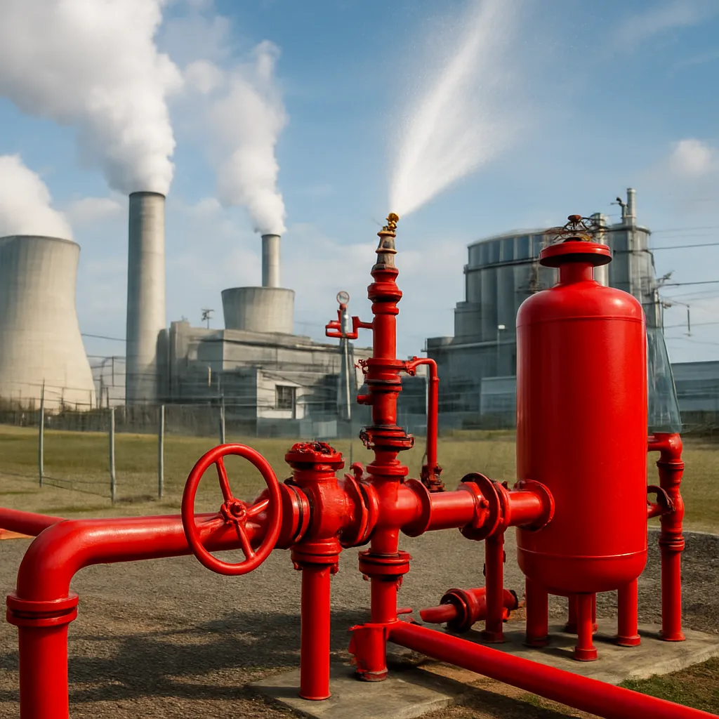 Automatyczne systemy gaszenia pożarów w elektrowniach