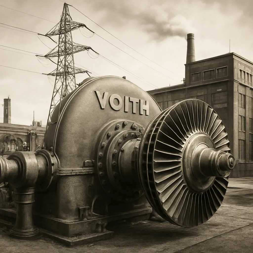 Historia firmy Voith – maszyny przemysłowe, energetyka